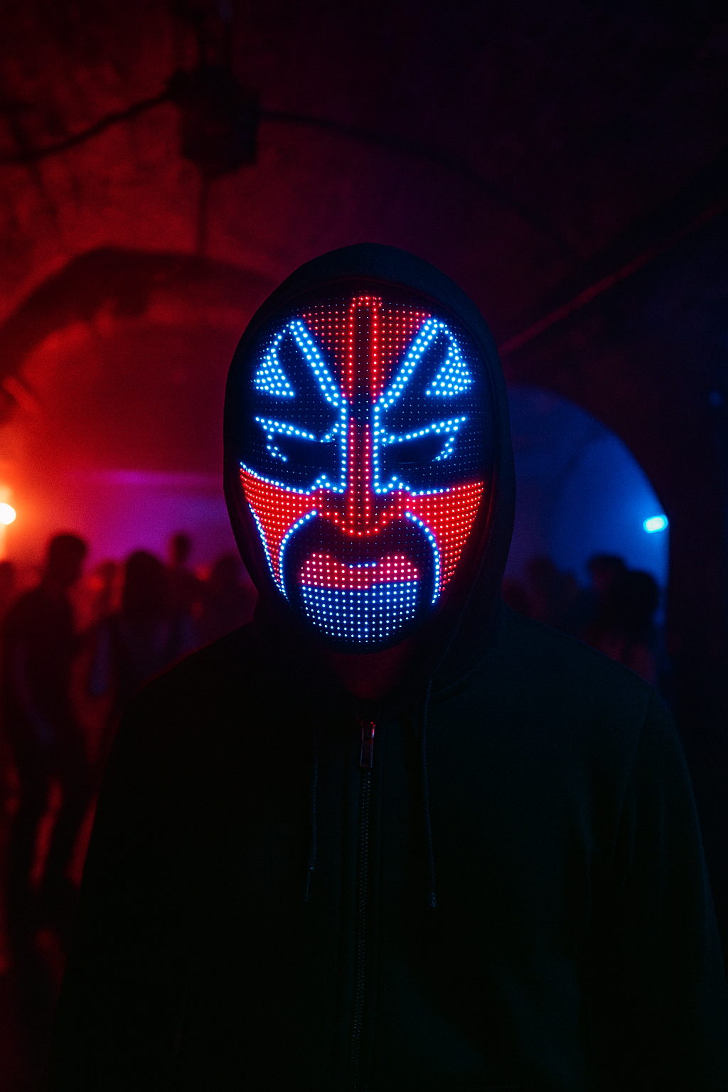 LED Face-Changing Mask