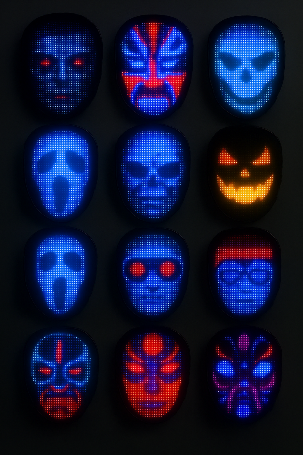 LED Face-Changing Mask