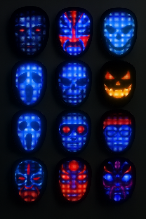 LED Face-Changing Mask